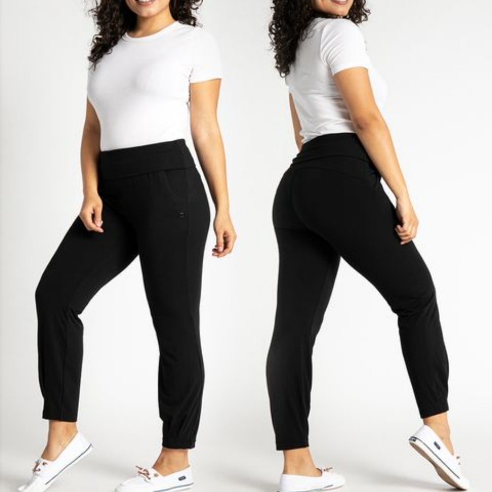 Betabrand joggers large with petite inseam length